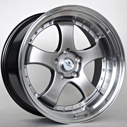 Легкосплавні автомобільні диски Forzza Flamber 19" 5x114.3 9.5j ET25 dia 73.1 Hyper Black/Lip Machined