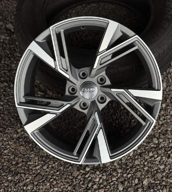Легкосплавні автомобільні диски Racingline 6105 22" 5x112 9.5j ET25 dia 66.45 Gray Machined Face