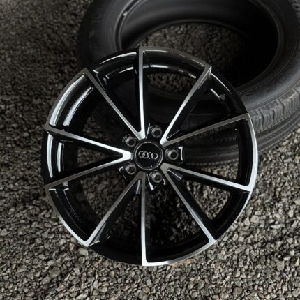 Легкосплавні автомобільні диски Racingline TS990 18" 5X112 8j ET40 dia 66.5 Black Machined Face