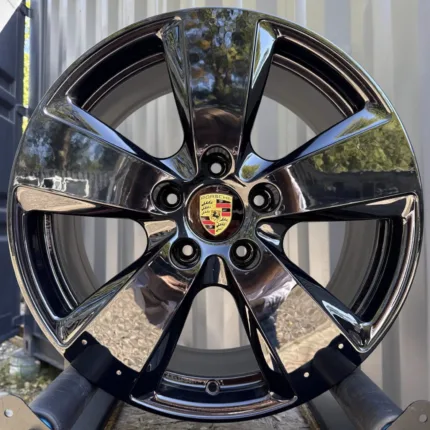 Ковані Легкосплавні диски Porsche OE 12M 19" 5x130 8.5j/9.5j ET47/54 dia 74.1 Gloss Black